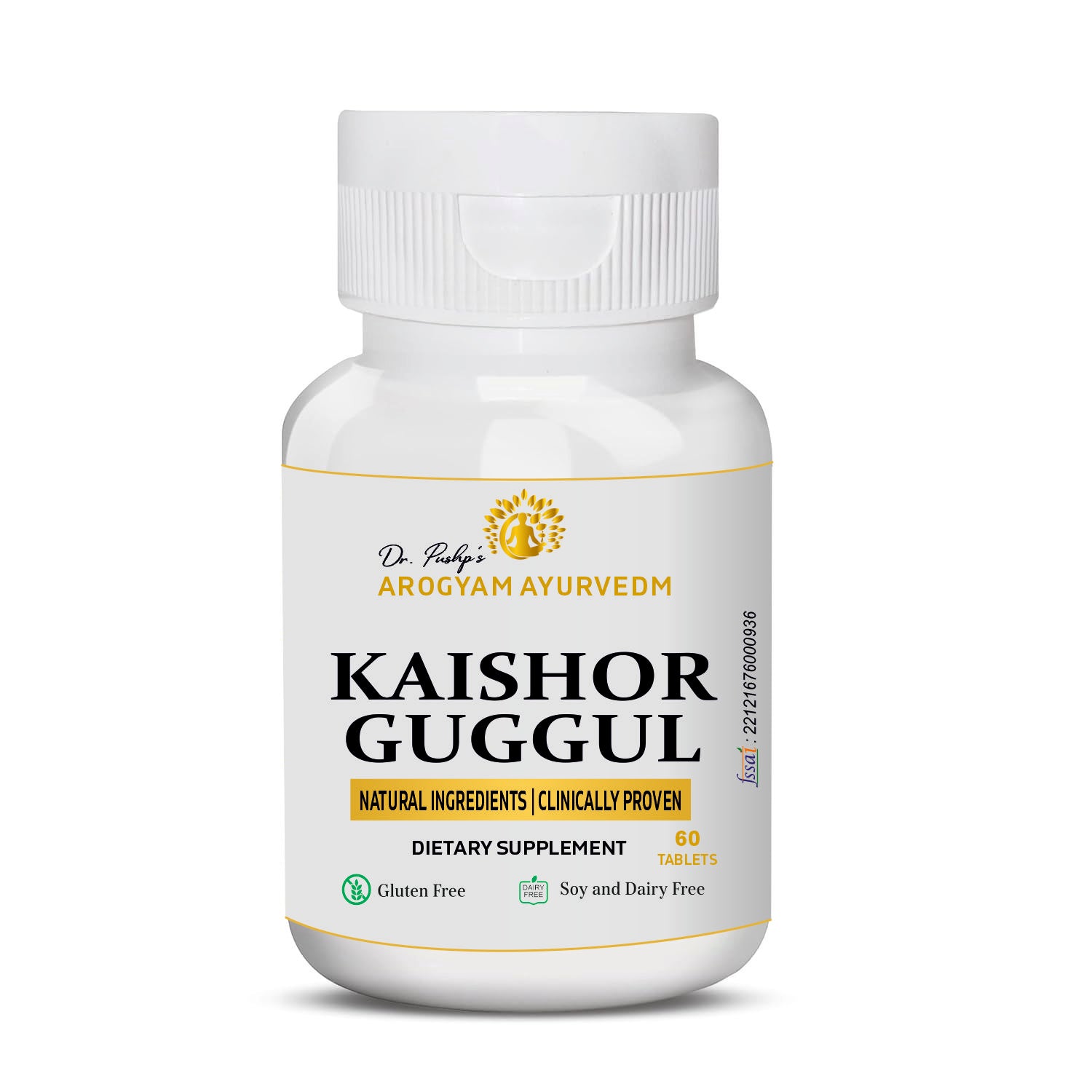 Dr. Pushp's AROGYAM AYURVEDM Kaishor Guggulu | Anti-inflammatory| Blood Purifier