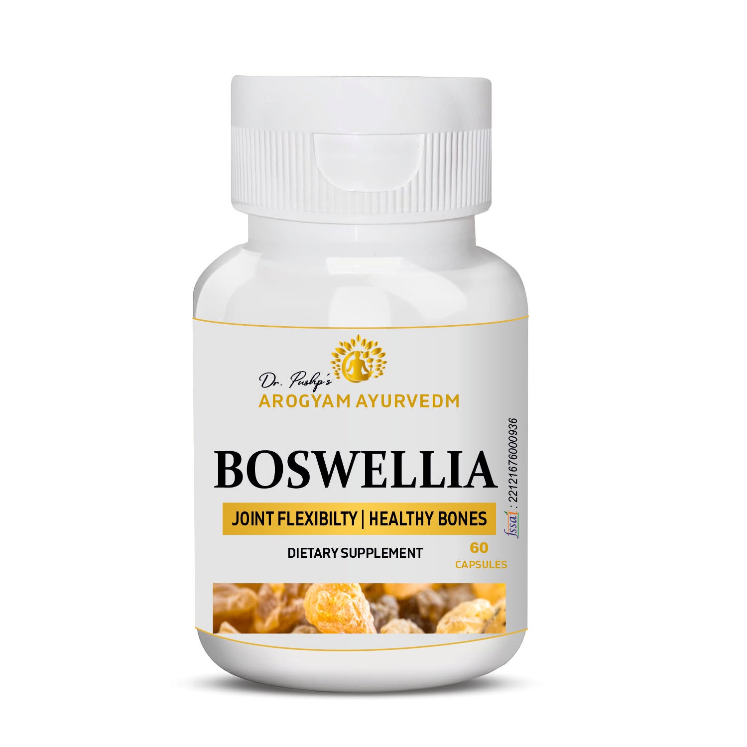 AROGYAM AYURVEDM  Boswellia Serrata Herbal Extract Capsules | Joint Support Supplement*