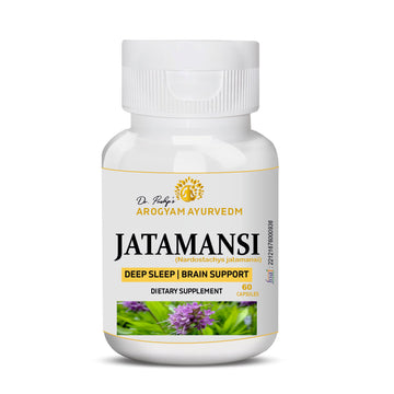 Dr. Pushp's AROGYAM AYURVEDM Jatamansi Capsules | Brain Function Support