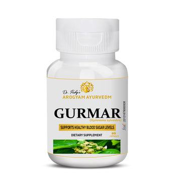 Dr. Pushp's AROGYAM AYURVEDM GURMAR CAPSULE HELPS TO MAINTAIN BLOOD SUGAR LEVELS -PACK OF 60 CAPSULES