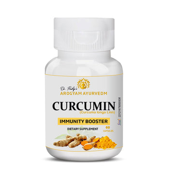 Dr. Pushp's AROGYAM AYURVEDM CURCUMIN CAPSULES for Skin Care and Immunity Suuport