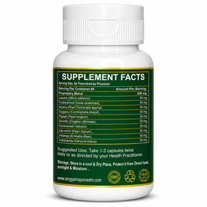 Lipi Wel Capsules | Heart & Cholesterol Wellness Support | Pack of 60 Capsules | Dr. Pushp's Arogyam Ayurvedm