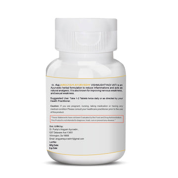 Dr. Pushp's AROGYAM AYURVEDM Vishmushtyadi Vati