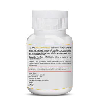 Dr. Pushp's AROGYAM AYURVEDM BALYA SHAKTI RASAYAN | promotes strength, energy and vitality in the body without side effects