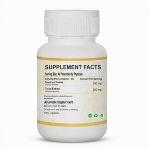Dr. Pushp's AROGYAM AYURVEDM Tulasi Caplets for immunity support