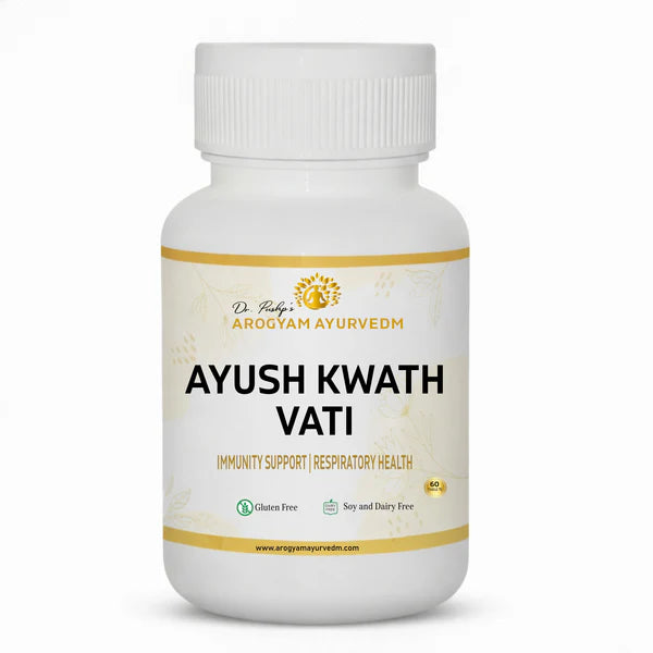 Dr. Pushp's AROGYAM AYURVEDM AYUSH KWATH TABLET | Helps to Enhance your Immunity