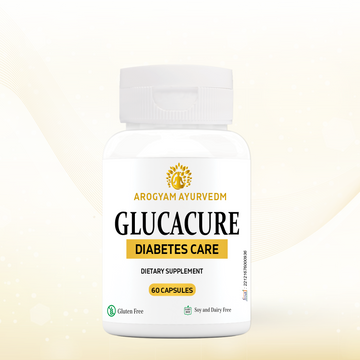 Dr. Pushp's Arogyam Ayurvedm Glucacure Capsule – Blood Glucose Management , Reduces Sugar – Pack of 60