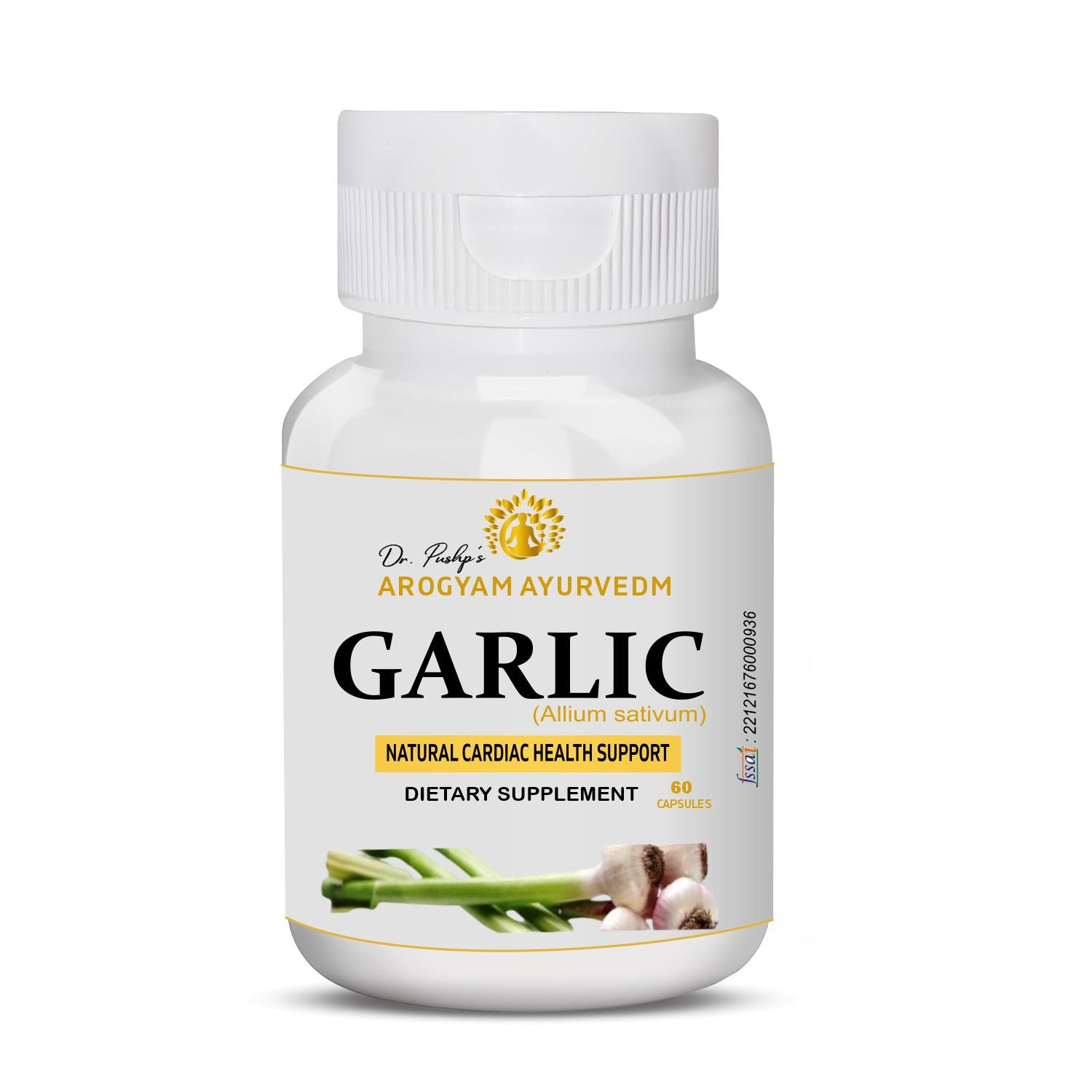 Dr. Pushp's AROGYAM AYURVEDM GARLIC CAPSULES for Immunity support