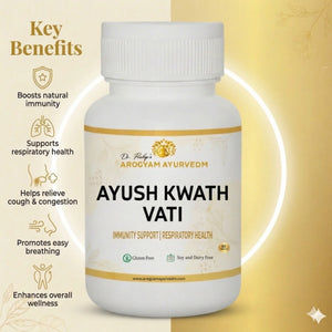 Dr. Pushp's AROGYAM AYURVEDM AYUSH KWATH TABLET | Helps to Enhance your Immunity