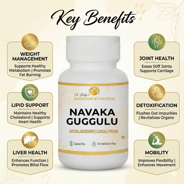 Dr. Pushp's Arogyam Ayurvedm Navaka Guggul (60) tablets