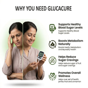 Dr. Pushp's Arogyam Ayurvedm Glucacure Capsule – Blood Glucose Management , Reduces Sugar – Pack of 60