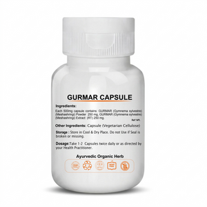 Dr. Pushp's Arogyam Ayurvedm Gurmar Capsules Support for Healthy Blood Sugar