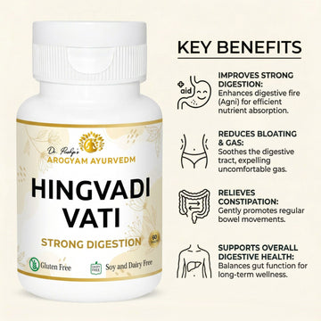 Dr. Pushp's AROGYAM AYURVEDM Hingvadi Vati Tablets