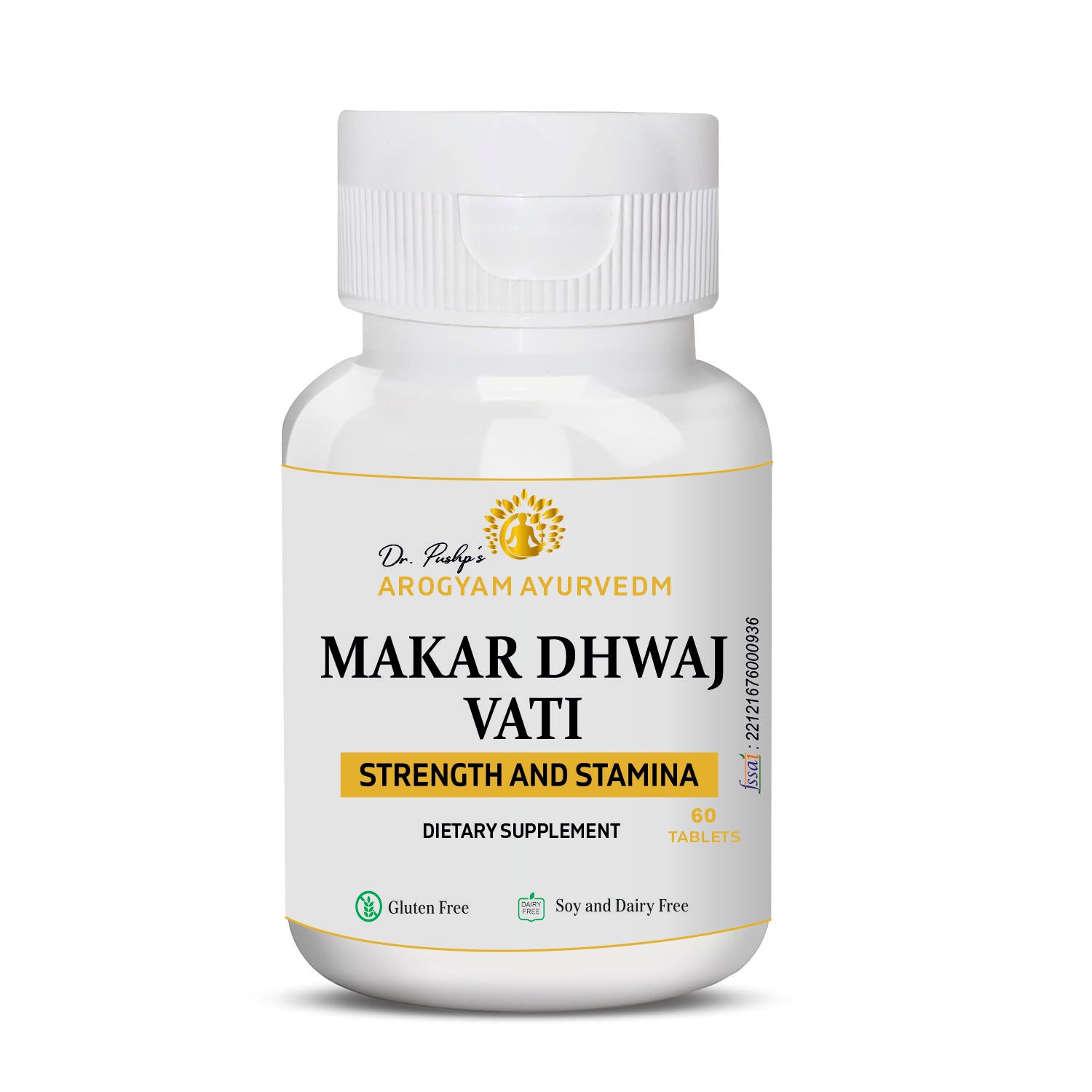 Dr. Pushp's AROGYAM AYURVEDM Makar Dhwaj Vati