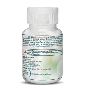 Dr. Pushp's AROGYAM AYURVEDM  NATUROCAL (90) | Natural Calcium Supplement for Bones and Joint