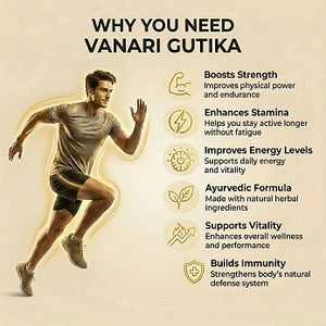 Dr. Pushp's AROGYAM AYURVEDM  Vanari Gutika || Men's Wellness | Strength & Stamina
