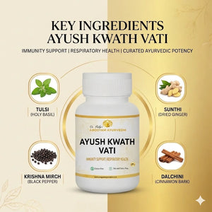 Dr. Pushp's AROGYAM AYURVEDM AYUSH KWATH TABLET | Helps to Enhance your Immunity