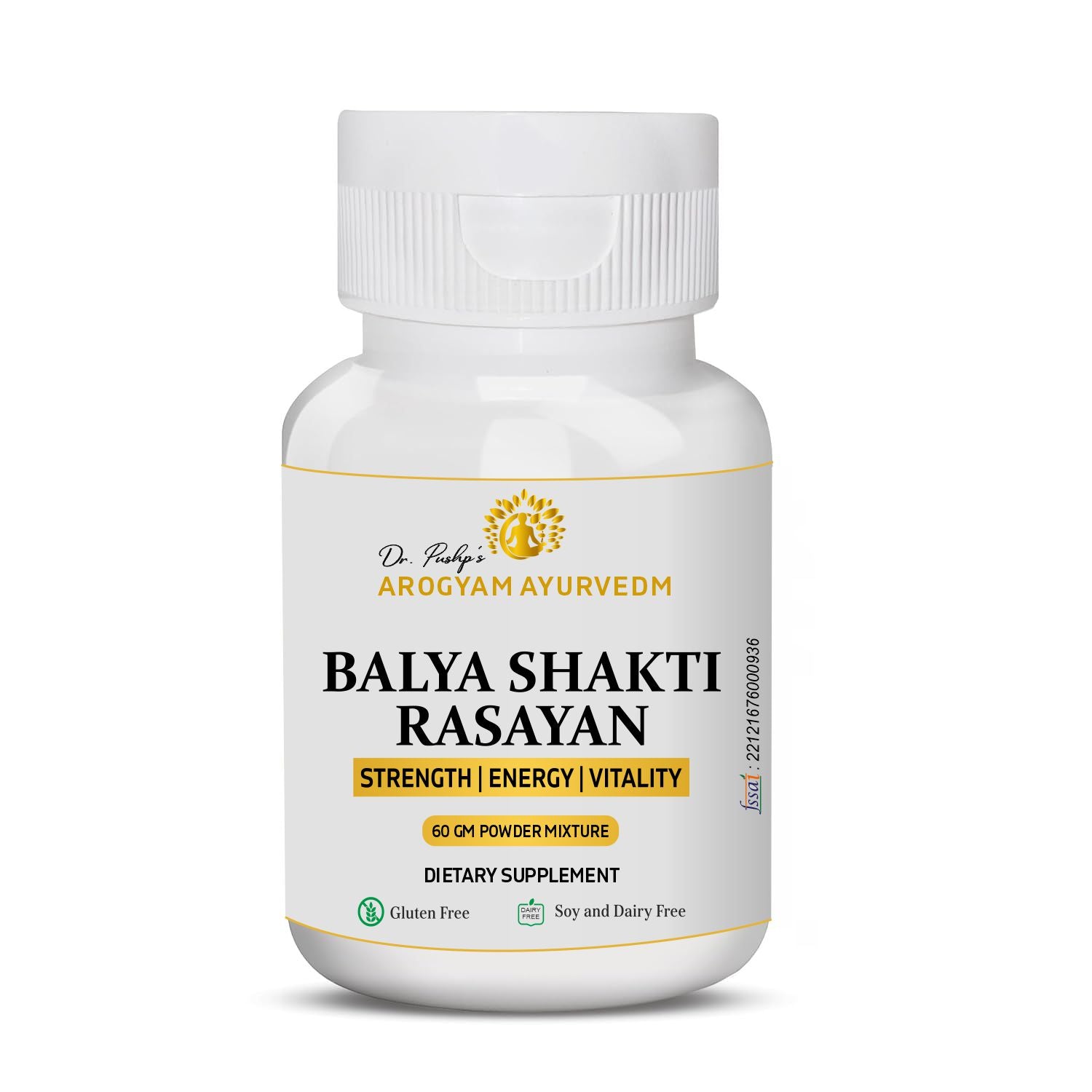 Dr. Pushp's AROGYAM AYURVEDM BALYA SHAKTI RASAYAN | promotes strength, energy and vitality in the body without side effects