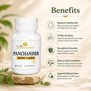 Dr. Pushp's Arogyam Ayurvedm Panchnimb (60)capsules – Ayurvedic Herbal Support for Healthy Skin