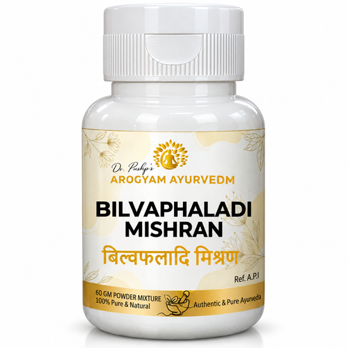 Bilvaphaladi Mishran Powder | Digestive Wellness Support | 60g Pack | Dr. Pushp's Arogyam Ayurvedm