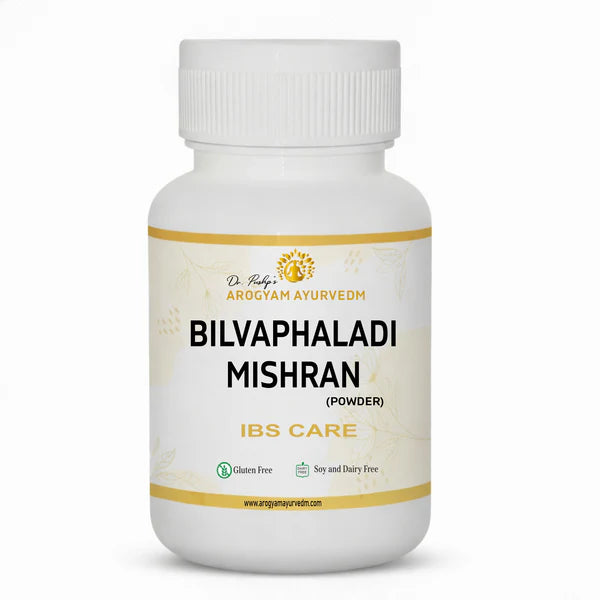 Bilvaphaladi Mishran Powder | Digestive Wellness Support | 60g Pack | Dr. Pushp's Arogyam Ayurvedm