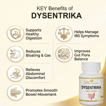 Dr. Pushp's AROGYAM AYURVEDM  DYSENTRIKA | Digestive Health | Helps in IBS and Dysentery