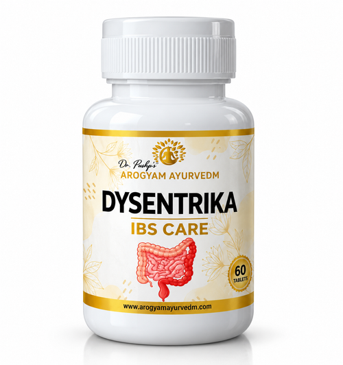 Dysentrika Tablets | Digestive Wellness Support | Pack of 60 Tablets | Dr. Pushp's Arogyam Ayurvedm