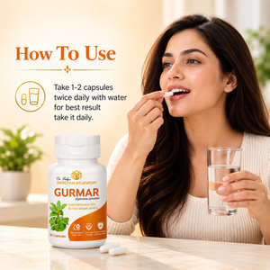 Gurmar Capsules | Healthy Blood Sugar Wellness Support | Dr. Pushp's Arogyam Ayurvedm