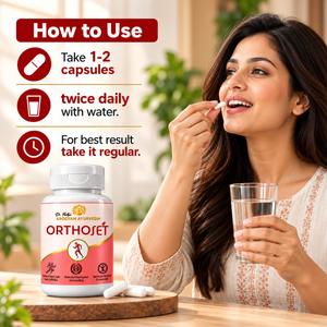 Orthoset Capsules | Joint Wellness Support | Pack of 90 Capsules | Dr. Pushp's Arogyam Ayurvedm