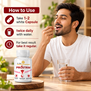 Prostrim Capsules | Prostate Wellness Support | Dr. Pushp's Arogyam Ayurvedm