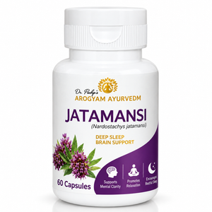Jatamansi Capsules | Calm Mind & Restful Sleep Support | Pack of 60 Capsules | Dr. Pushp's Arogyam Ayurvedm
