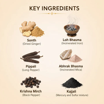Dr. Pushp's AROGYAM AYURVEDM KAfKUTHAR RAS TABLETS | Helps in Cough & cold and Respiratory Disorders