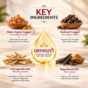 Orthoset Capsules | Joint Wellness Support | Pack of 90 Capsules | Dr. Pushp's Arogyam Ayurvedm