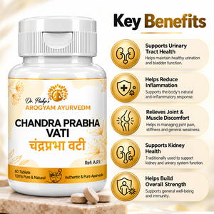 Dr. Pushp's Arogyam Ayurvedm Chandra Prabha Vati