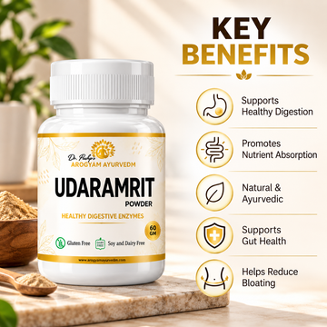 Udaramrit Powder | Digestive Wellness Support | 60g Pack | Dr. Pushp's Arogyam Ayurvedm