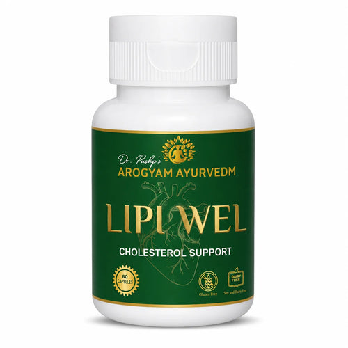 AROGYAM AYURVEDM LIPI WEL CAPSULE HELPS IN BALANCING CHOLESTEROL LEVELS AND IMPROVES HEART HEALTH