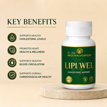 Arogyam Ayurvedam Lipi Wel Capsules – Ayurvedic Heart & Cholesterol Wellness Support