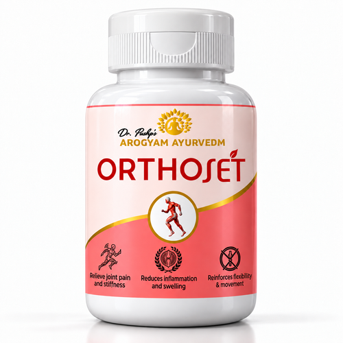 Orthoset Capsules | Joint Wellness Support | Pack of 90 Capsules | Dr. Pushp's Arogyam Ayurvedm