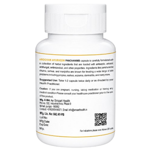 Dr. Pushp's Arogyam Ayurvedm Panchnimb (60)capsules – Ayurvedic Herbal Support for Healthy Skin