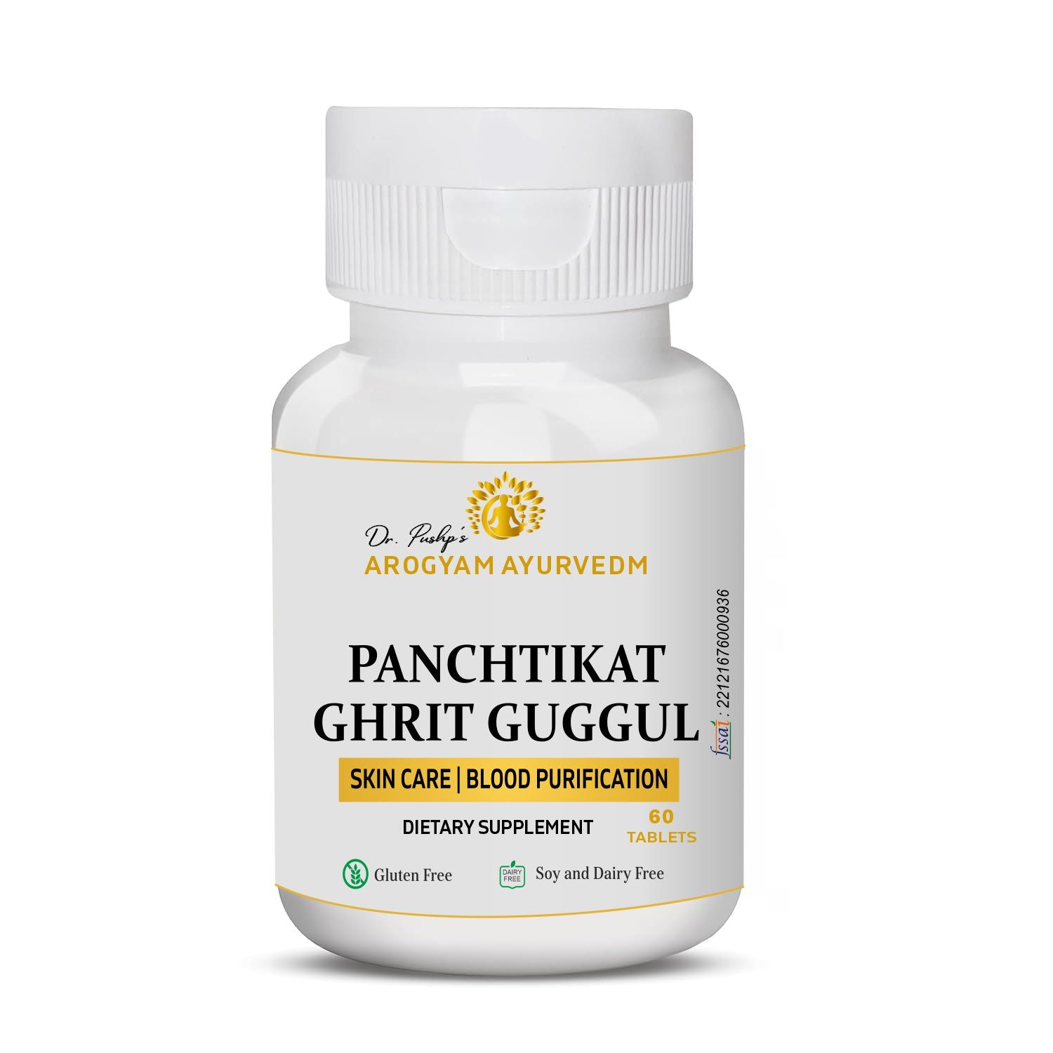 Dr. Pushp's AROGYAM AYURVEDM Panchatikta Ghrit Guggulu