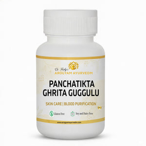 Dr. Pushp's AROGYAM AYURVEDM Panchatikta Ghrit Guggulu