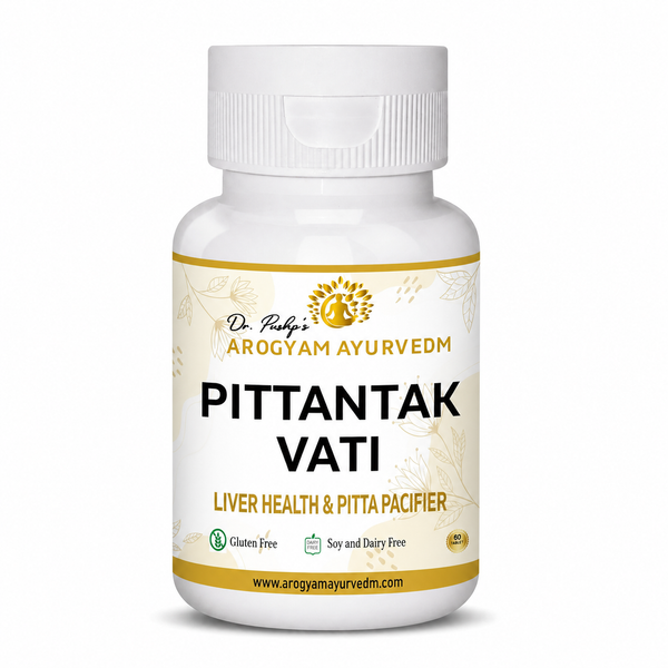 Dr. Pushp's AROGYAM AYURVEDM Pittantak Vati