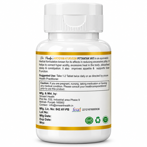 Pittantak Vati | Liver Wellness Support | Pack of 90 Tablets | Dr. Pushp's Arogyam Ayurvedm