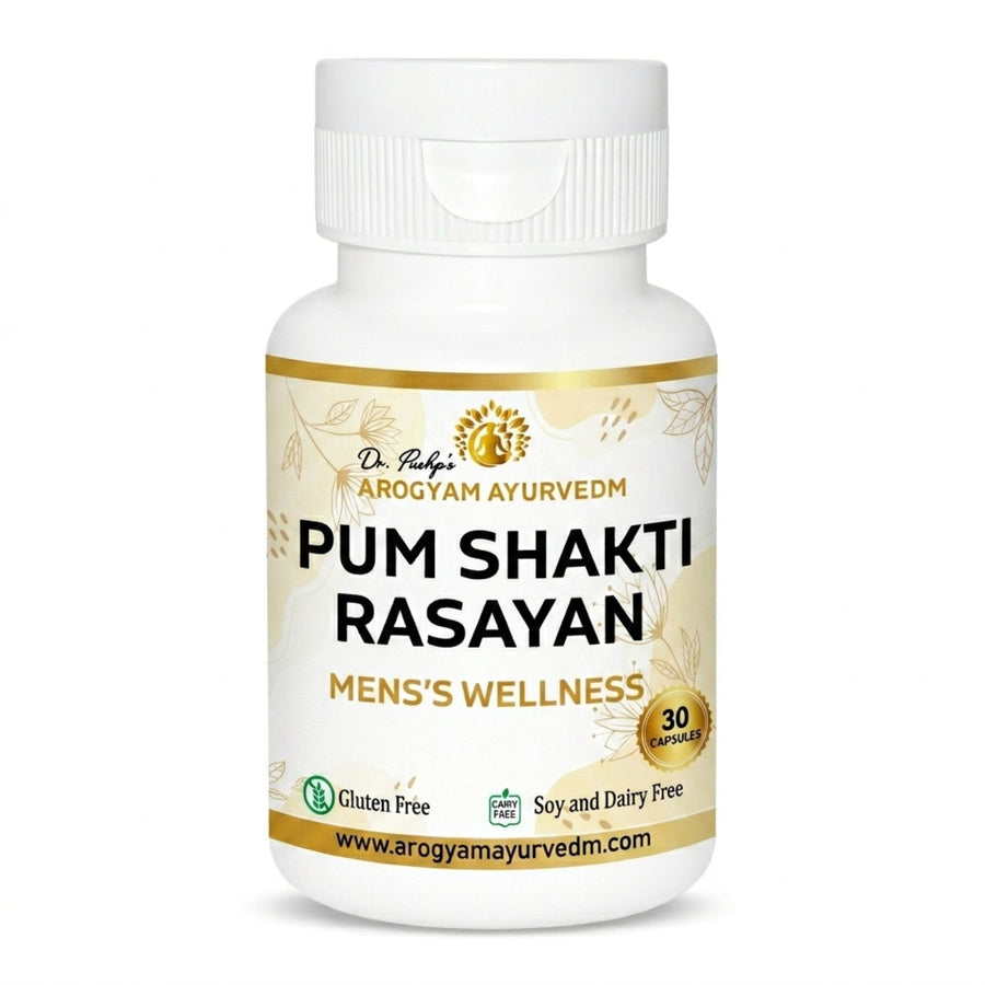 Dr. Pushp's AROGYAM AYURVEDM Pum Shakti Rasayan for men's health