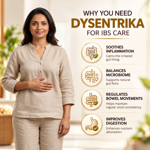 Dysentrika Tablets | Digestive Wellness Support | Pack of 60 Tablets | Dr. Pushp's Arogyam Ayurvedm